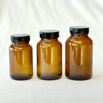 Amber Glass Bottle - Full tray