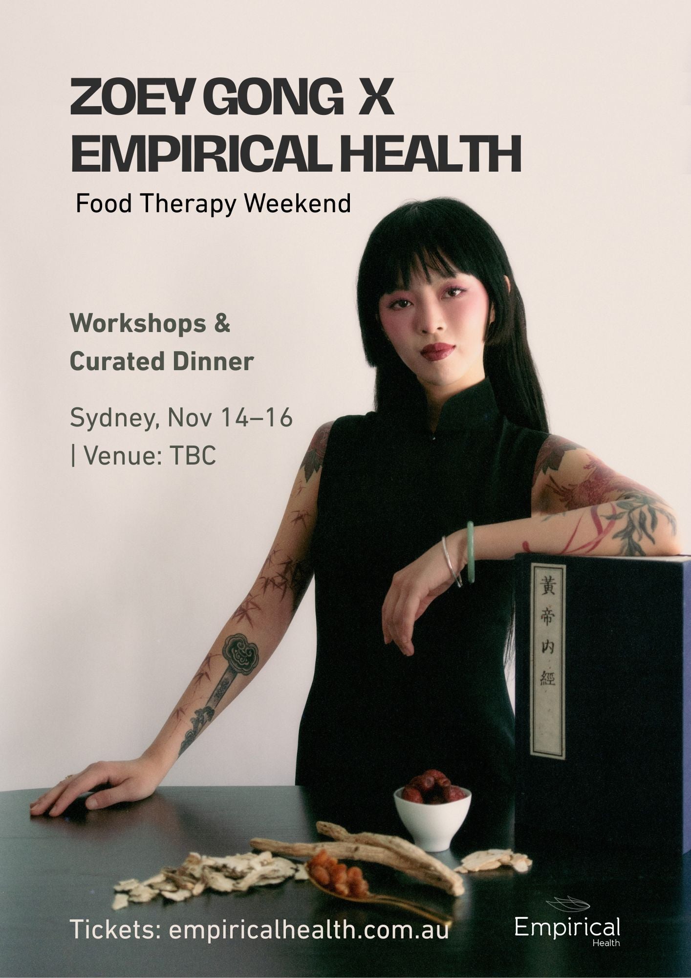 Food as Medicine: Workshops & Curated Dining with Zoey Gong (Silver Root Apothecary, Shanghai)